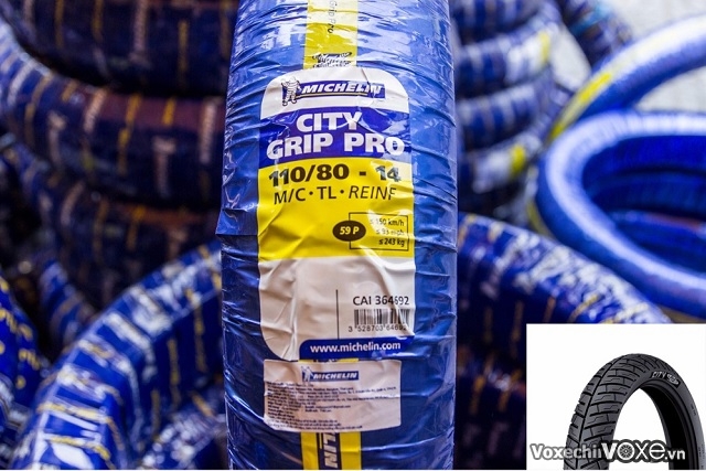 Vỏ michelin city grip pro 11080-14 pcx 2021 sh mode - 1