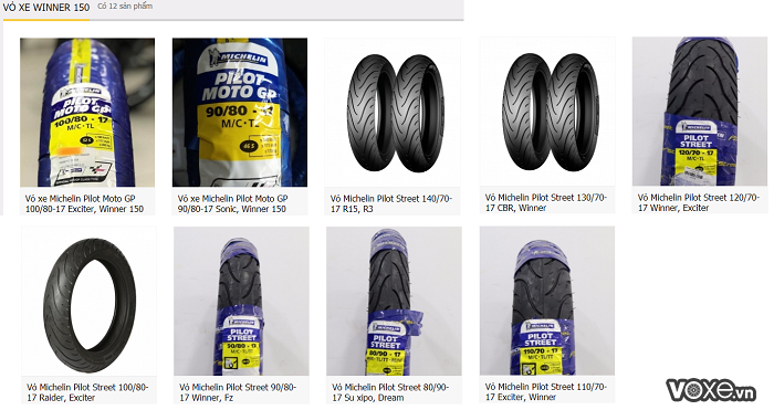 Thay vỏ 140 michelin cho mâm sau xe winner 150 có sử dụng được hay không - 4