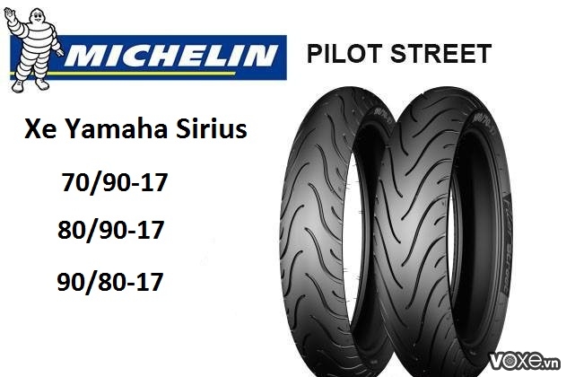 Sirius sử dụng vỏ xe michelin nào là tốt nhất giá vỏ michelin bao nhiêu hiện nay - 2