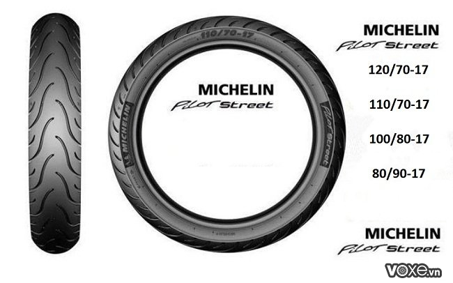 Thay vỏ 12070-17 michelin cho bánh sau exciter 135 có được hay không - 2