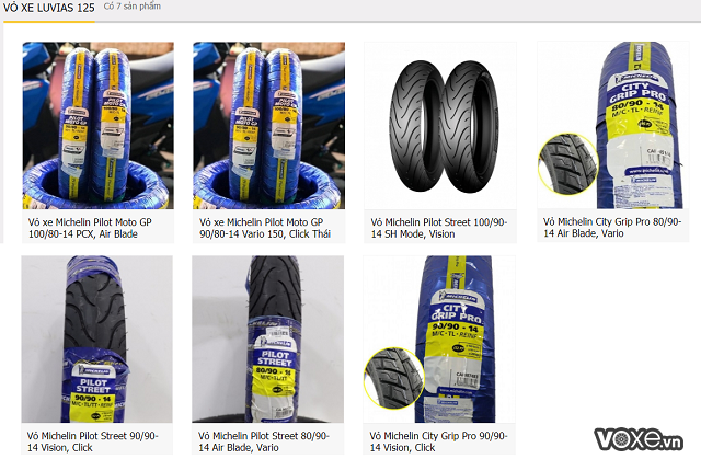 Lắp vỏ xe michelin cho luvias 125 loại nào là tốt nhất hiện nay - 3