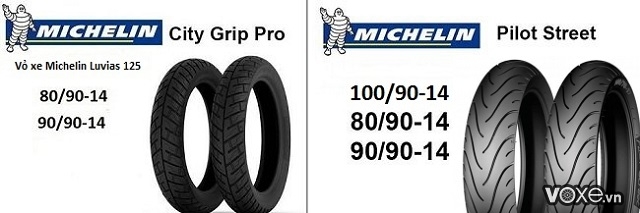 Lắp vỏ xe michelin cho luvias 125 loại nào là tốt nhất hiện nay - 2