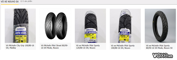 Nouvo thay vỏ michelin 10070-16 cho bánh sau có đươc không - 4