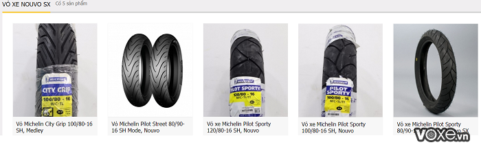 Vỏ xe michelin cho nouvo nên xài loại gì giá bao nhiêu hiện nay - 4