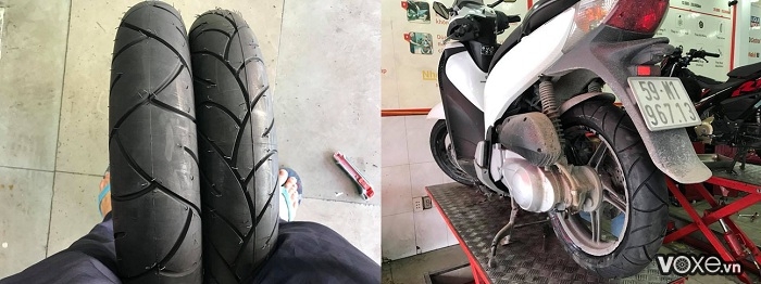 Xe máy nên thay vỏ xe loại nào cho mùa mưa - 6