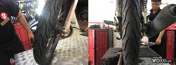 Axelo 125 thay vỏ xe michelin nên dùng loại nào - giá bao nhiêu - 4