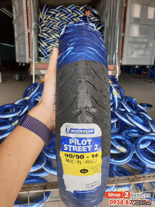 Vỏ michelin pilot street 2 9090-14 vision click - 1