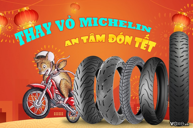 Bảo dưỡng thay vỏ michelin cho xe máy dịp cuối năm những lưu ý phải biết - 1