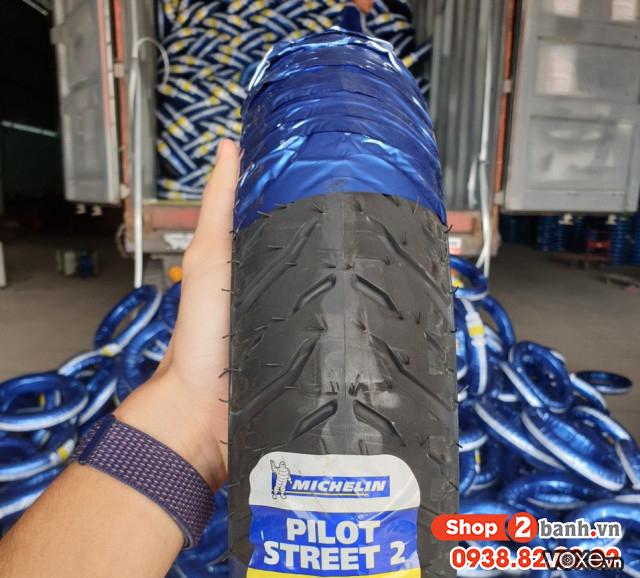 Vỏ michelin pilot street 2 9080-17 wave dream - 1