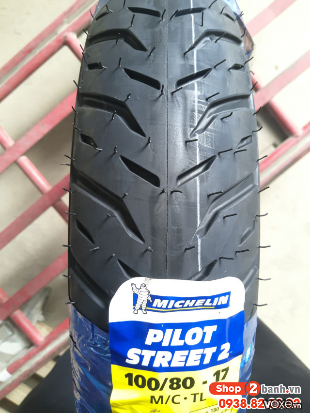 Vỏ michelin pilot street 2 10080-17 exciter winner - 1