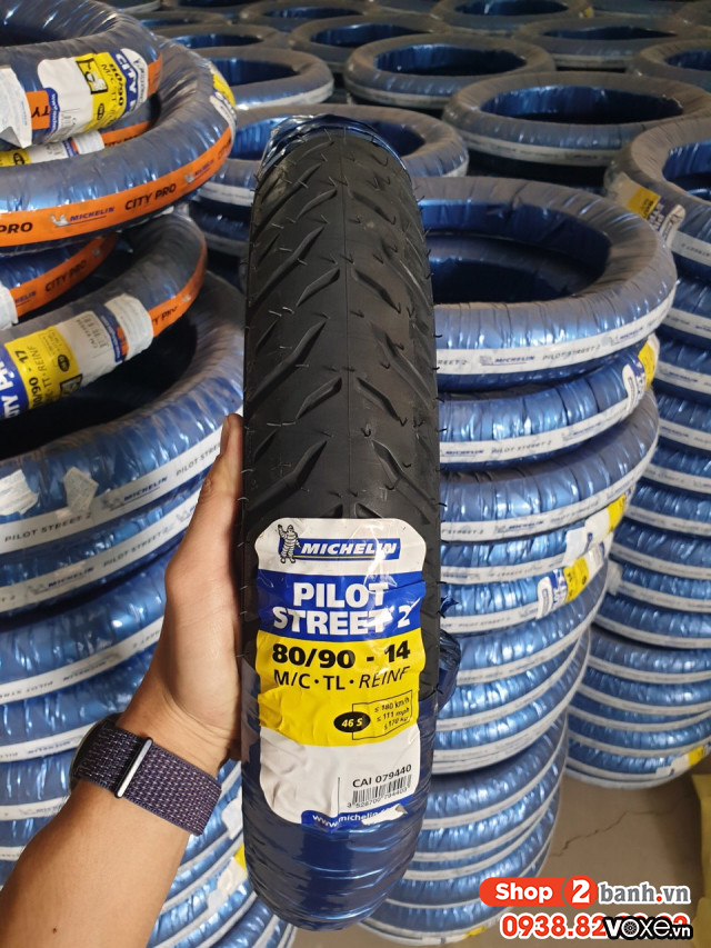 Tư vấn vỏ michelin pilot street 2 cho vario có tốt không vỏ xe vario giá bao nhiêu - 6