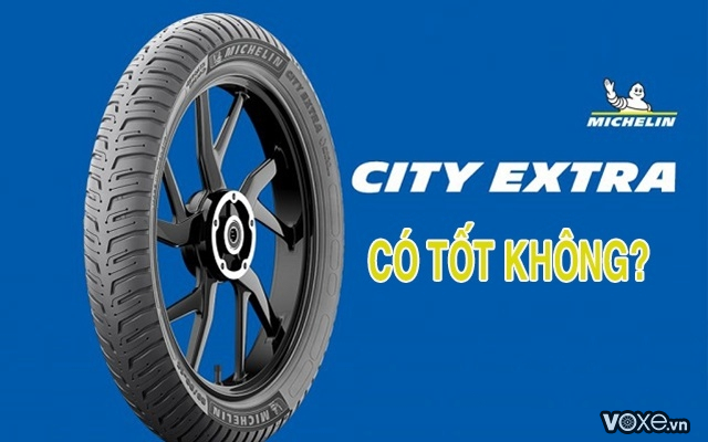 Vỏ lốp xe Michelin Anakee Street và City Extra cho xe ga và xe số vỏ