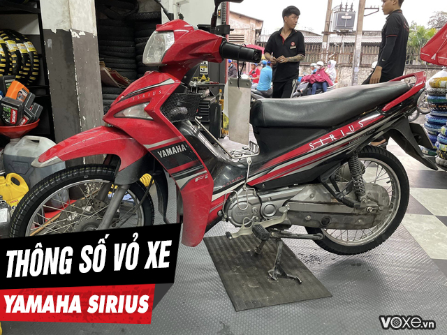 Thông số vỏ xe yamaha sirius bao nhiêu thay loại nào tốt - 1