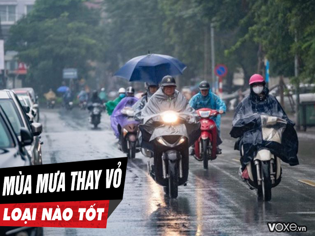 Mùa mưa nên chọn vỏ xe máy loại nào tốt bám đường an toàn - 1