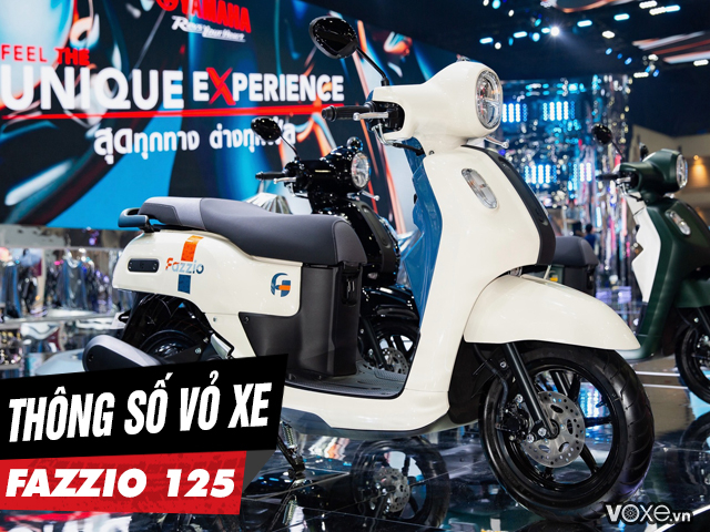 Thông số vỏ xe fazzio 125 bao nhiêu thay loại nào tốt - 1