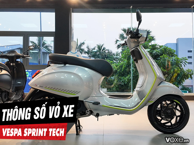 Thông số vỏ xe vespa sprint tech bao nhiêu thay loại nào tốt - 1
