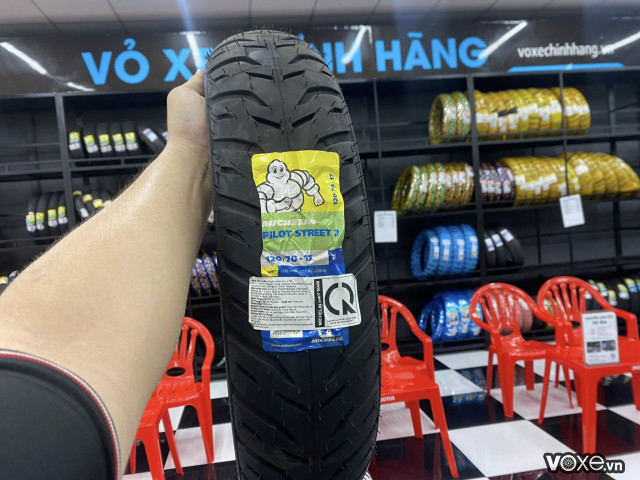 Vỏ michelin 12070-17 pilot street 2 - 1