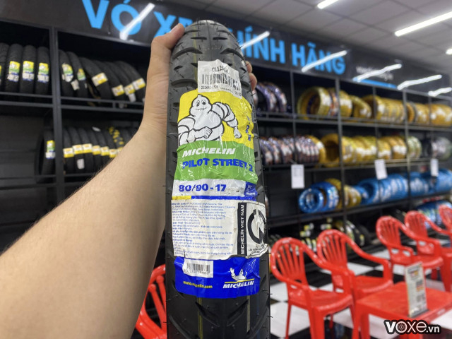 Vỏ michelin pilot street 2 8090-17 wave dream future - 1