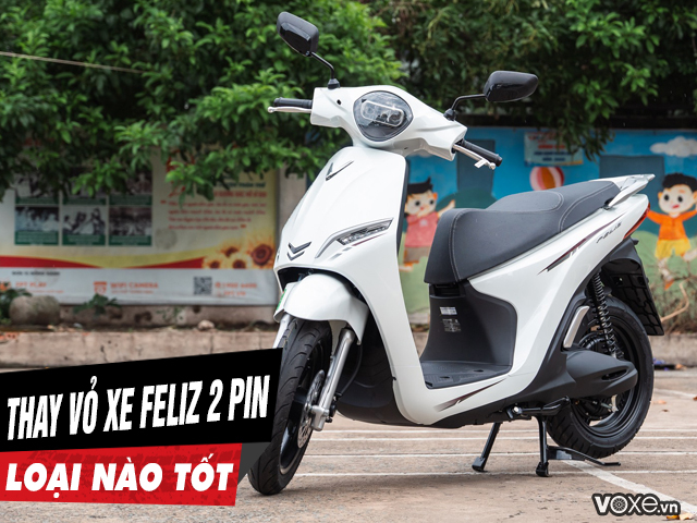 Thay vỏ xe feliz 2 pin loại nào tốt giá vỏ michelin bao nhiêu - 1
