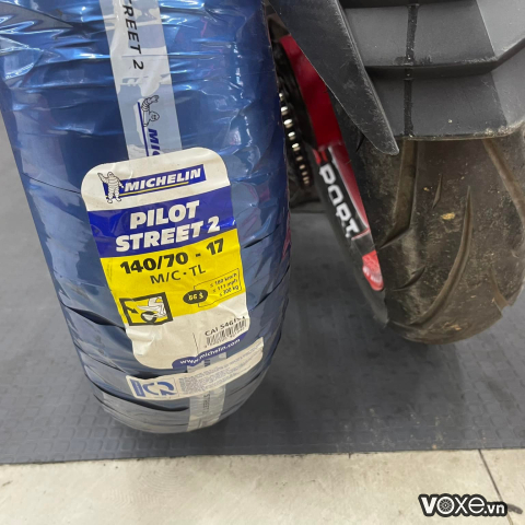 Vỏ Michelin Pilot Street 2 140/70-17 R15, R3