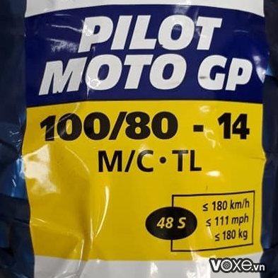 Vỏ xe Michelin Pilot Moto GP 100/80-14 PCX, Air Blade