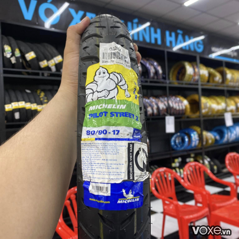 Vỏ Michelin Pilot Street 2 80/90-17 Wave, Dream, Future